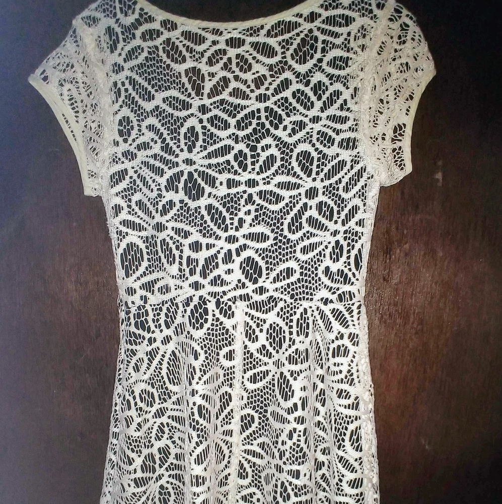 👗Woman's Lace Overlay Dress | Sz XS - Picture 4 of 8